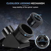 SVBONY SV223 90° ClickLock Dielectric Mirror Diagonal - 2"