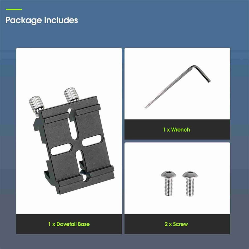 SVBONY SV224 4.2mm Universal Dovetail Base for Finder Scopes