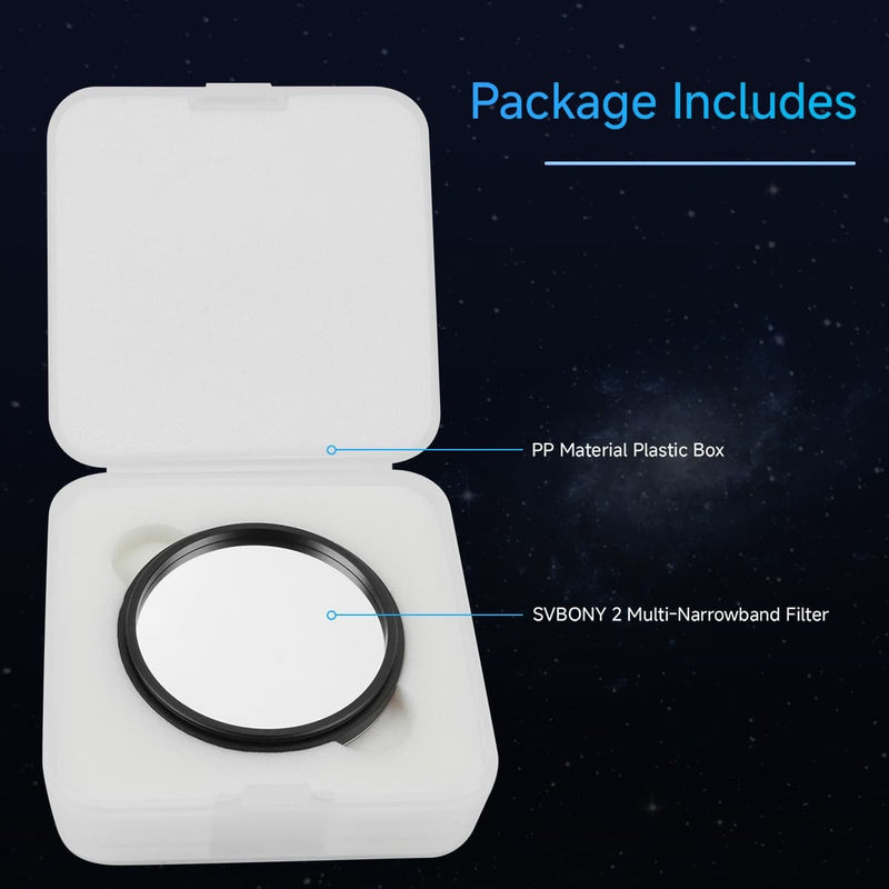 SVBONY SV240 Near-Infrared Multi-Narrowband Light Pollution Filter