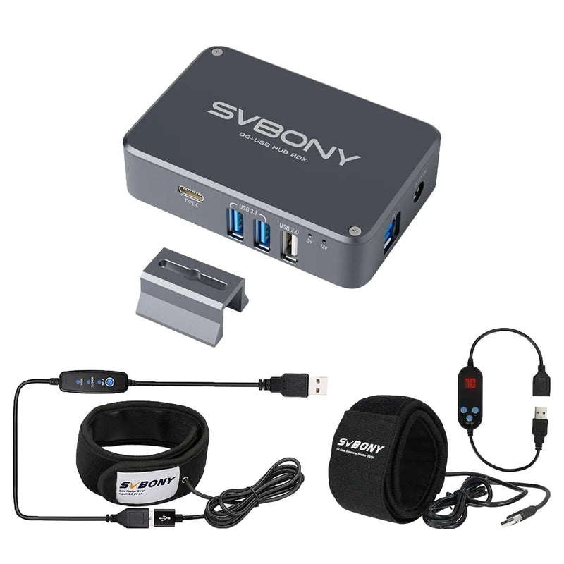 SVBONY SV241 Astronomy Micro DC+USB Hub Power Box