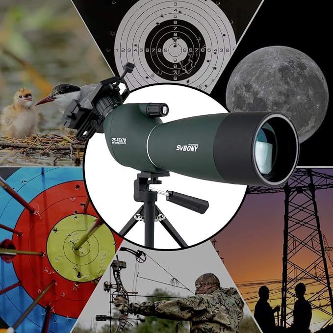 SVBONY SV28 25-75x70mm Spotting Scope