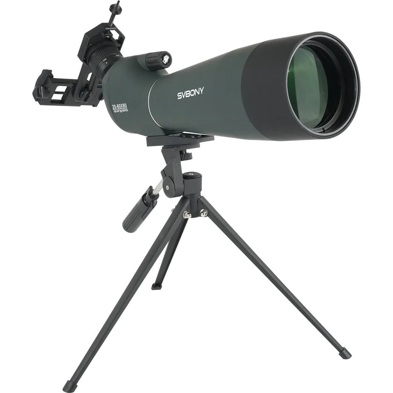 SVBONY SV28A 20-60x80mm Spotting Scope for Shooting & Birding