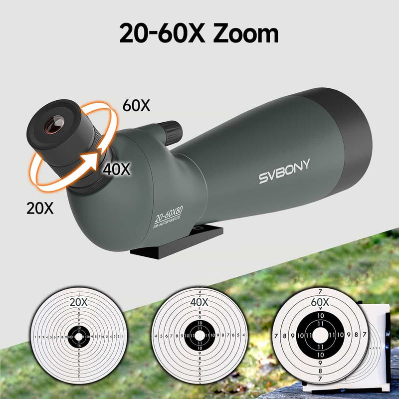 SVBONY SV28A 20-60x80 Spotting Scope