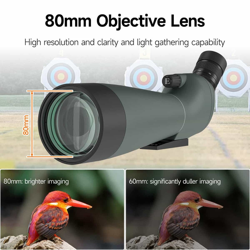 SVBONY SV28A 20-60x80 Spotting Scope