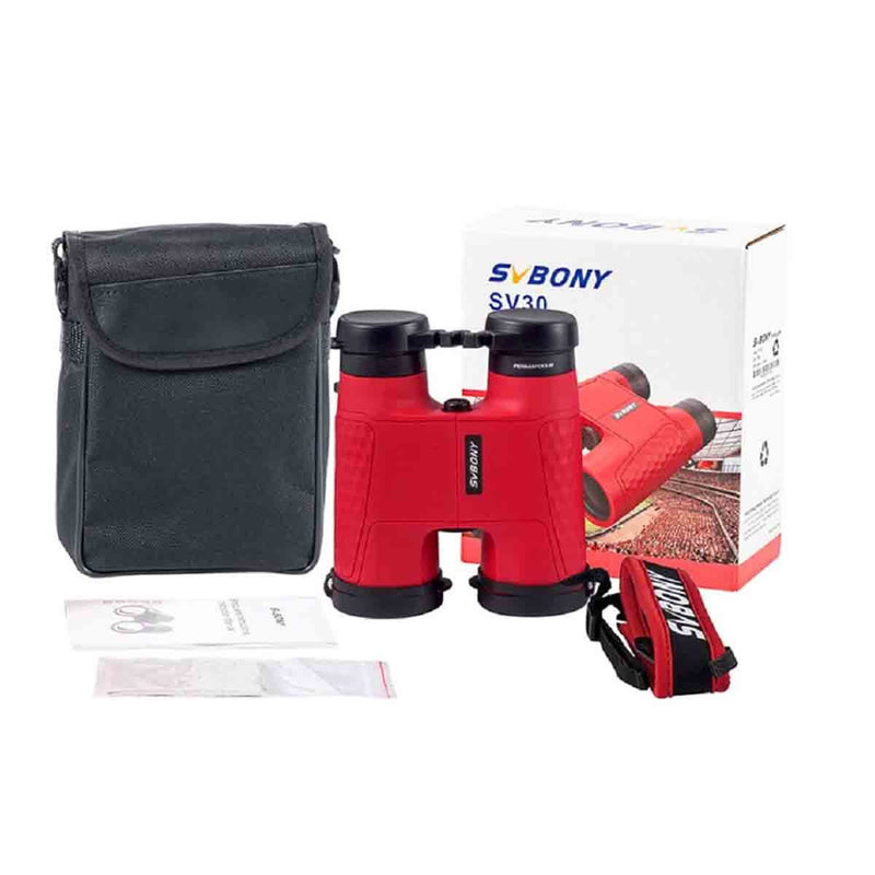 SVBONY SV30 10x42 Football Game Binoculars Red