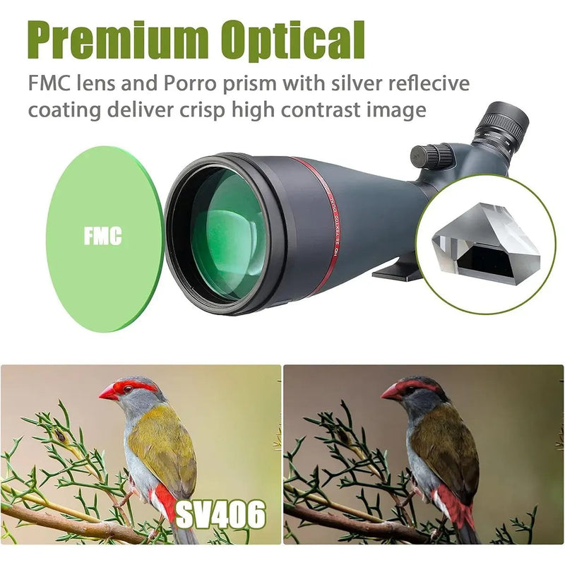 SVBONY SV406 25-75x100 HD Spotting Scope