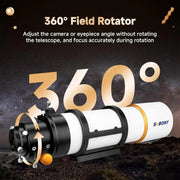 SVBONY SV48P 90mm f/5.5 Achromatic Refractor Telescope OTA