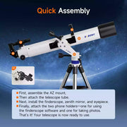 SVBONY SV520 Astronomy Telescope Complete Kit for Beginners