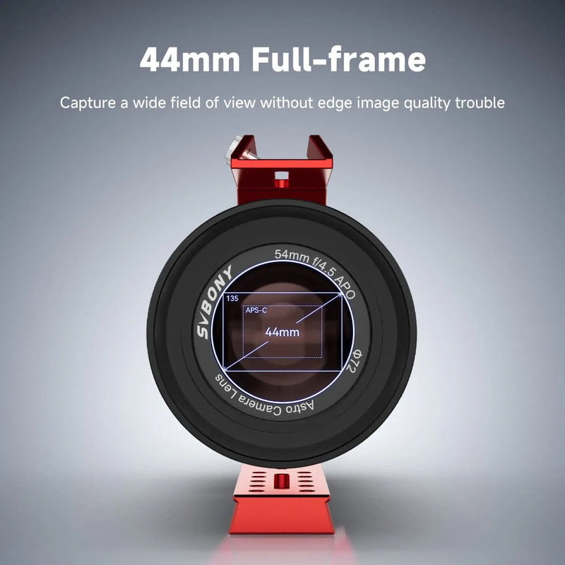 SVBONY SV555 54mm f/4.5 Petzval APO Astrograph Lens