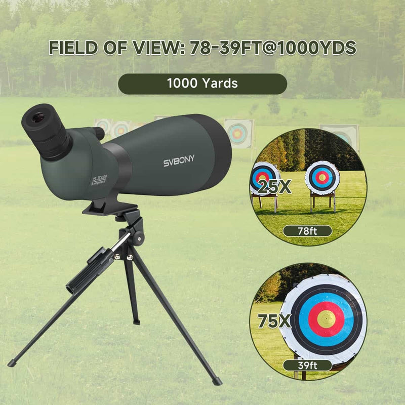 SVBONY SV28A 25-75x100 Spotting Scope