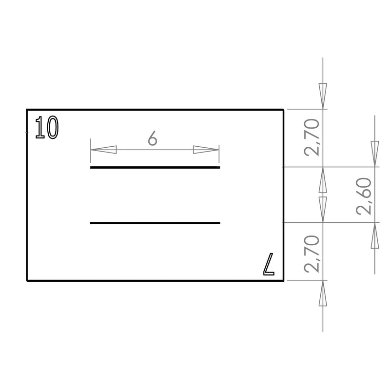 Shelyak Sol’Ex / SUNSCAN 2-position slit 7 – 10 µm (GEN2)
