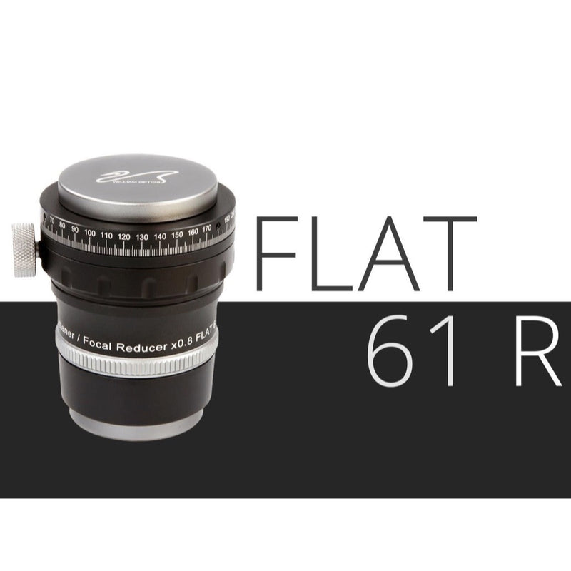 William Optics Aplanisseur / Réducteur 0.8x Flat61R pour Z61