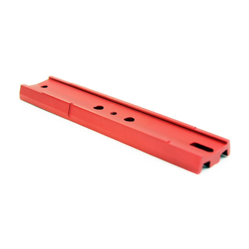 William Optics VixenStyle 8" Dovetail Plate Red — David Astro