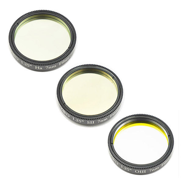 ZWO Narrowband Filter Set - 7nm H-alpha, OIII & SII