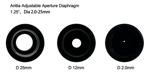 Antlia Adjustable Aperture Diaphragm for 5Å CaK