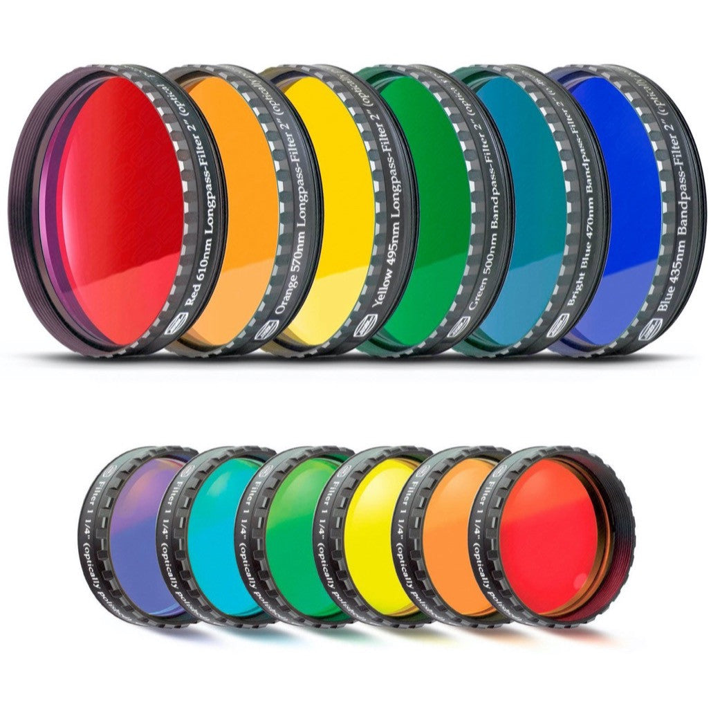 Selectable Color Filter Baader Color Filter Set - 6 Colors — David Astro - Ships in USA