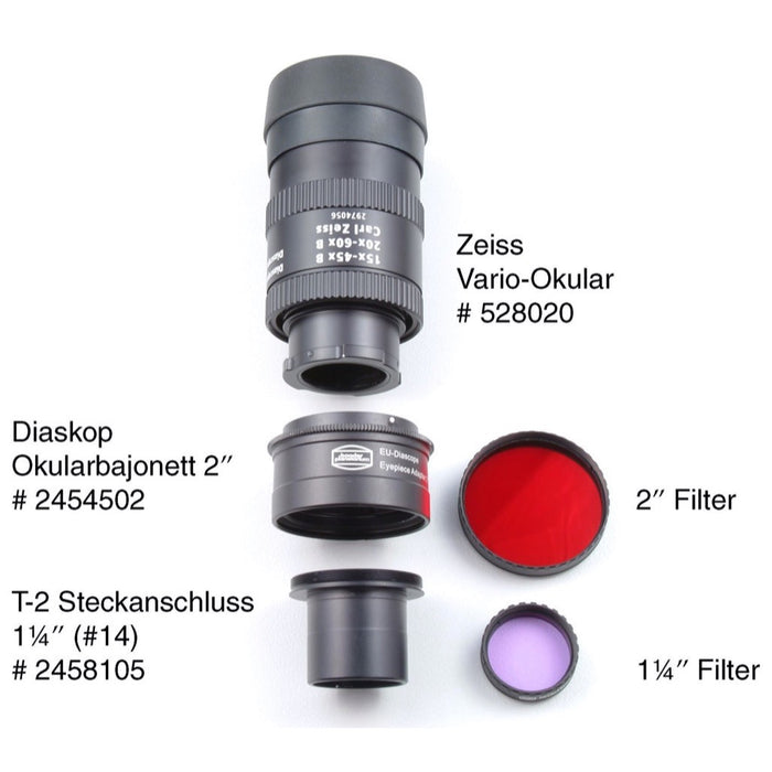 Baader Diascope Bayonet Eyepiece Adapter - 2"