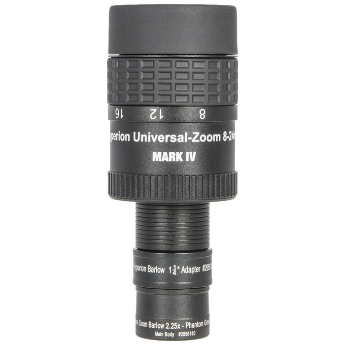 Baader Hyperion Zoom Universel Mark IV avec 2,25x Barlow 8-24mm/3.6-10.7mm