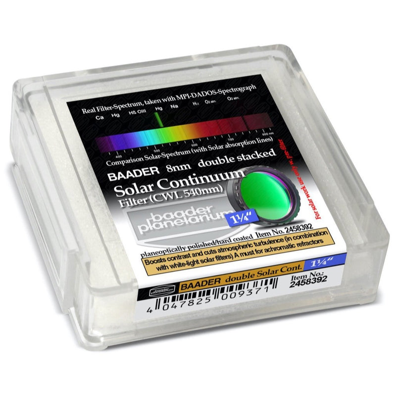 Baader Solar Continuum Double Stacked Filter - 1.25"
