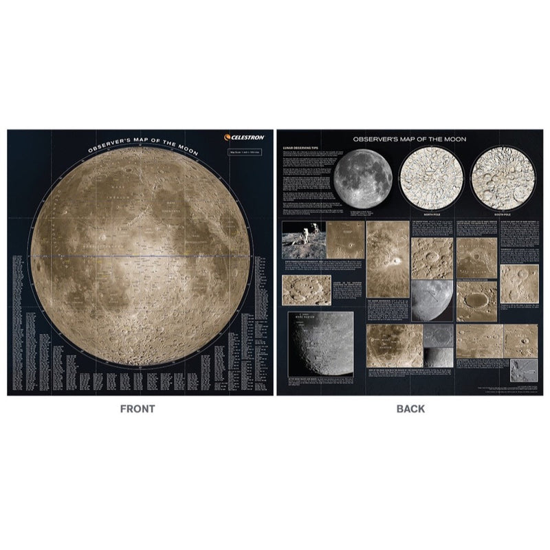 Celestron Observer's Map of the Moon