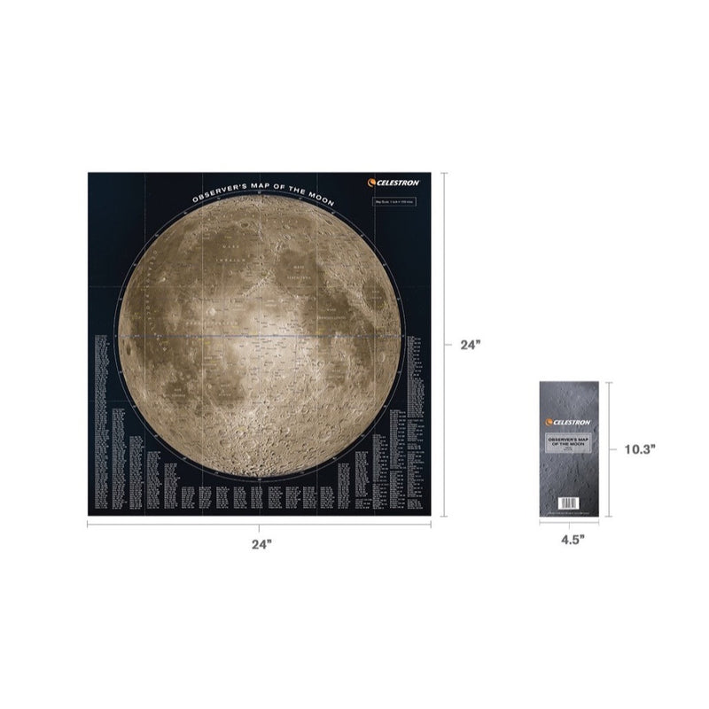 Celestron Observer's Map of the Moon