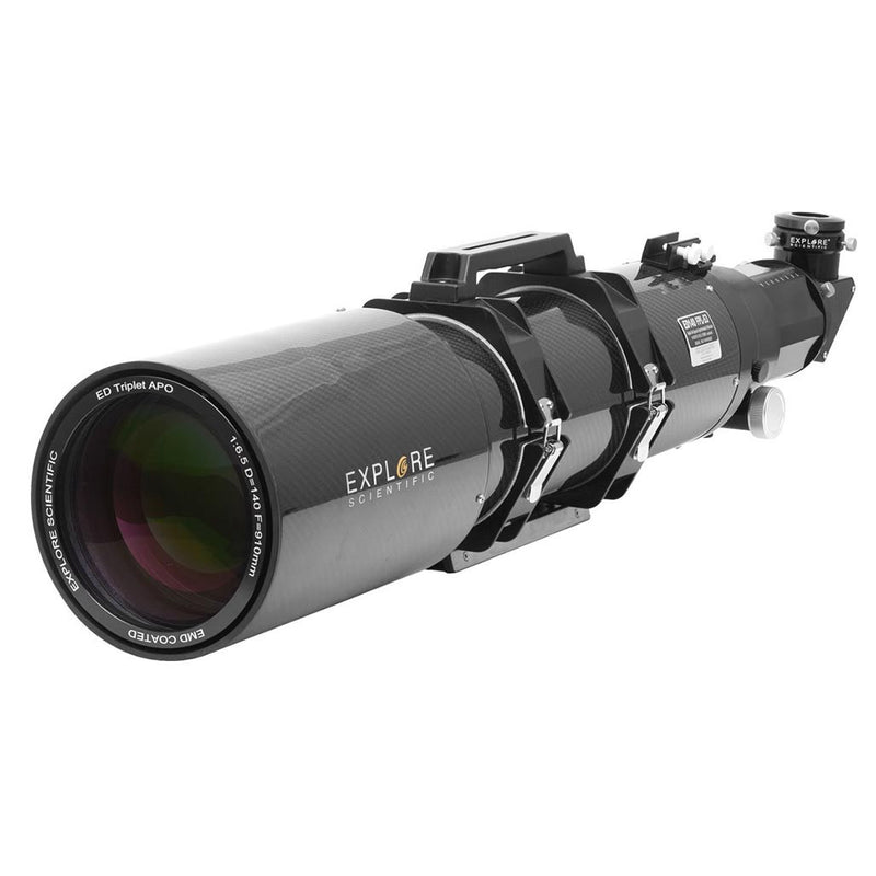Explore Scientific ED140 FPL53 f/6.5 Réfracteur Triplet APO - Fibre de Carbone