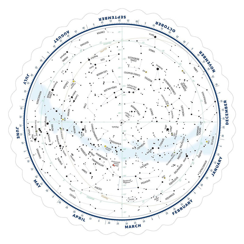 Explore Scientific Tirion Planisphère Recto-Verso Multi-Latitude