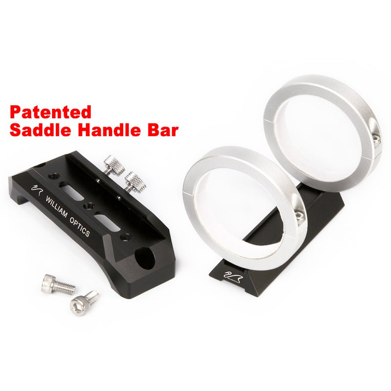 William Optics 120mm Saddle Handle Bar with 50mm Guiding Rings - No Adjustments Screws