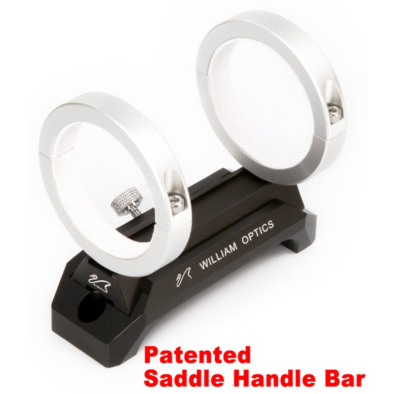 William Optics 120mm Saddle Handle Bar with 50mm Guiding Rings - No Adjustments Screws