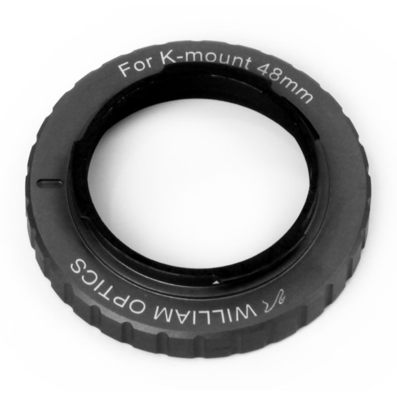 William Optics Monture en T 48 mm pour Pentax K - Noir