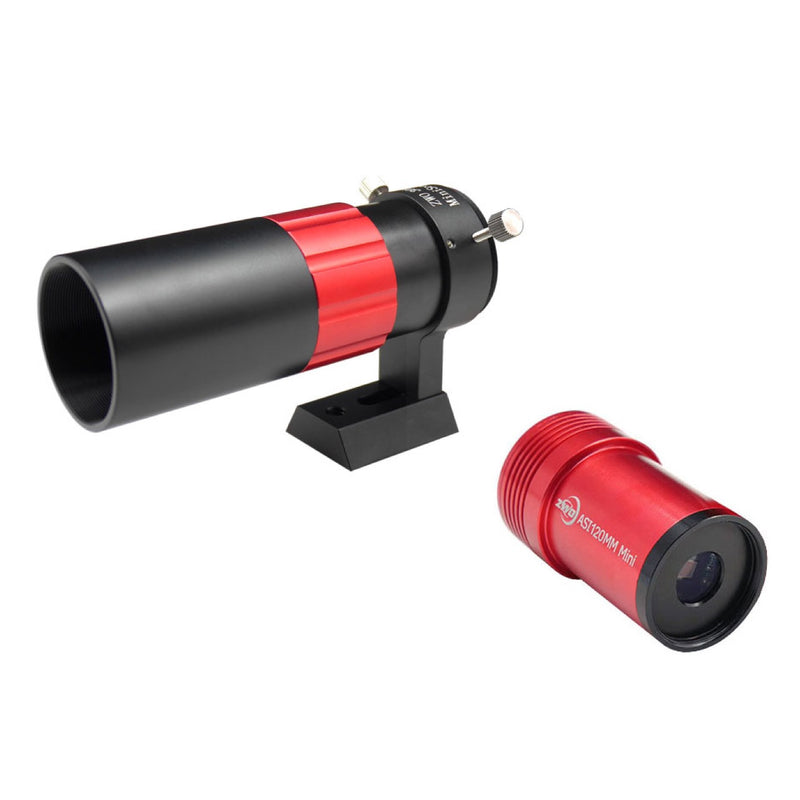 ZWO ASI120MM Mini Mono avec combo de portée de guidage de 30 mm
